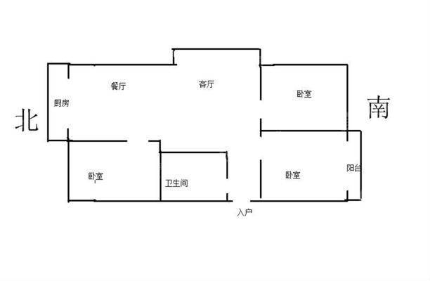 滦河滨河商住楼3室2厅1卫120㎡