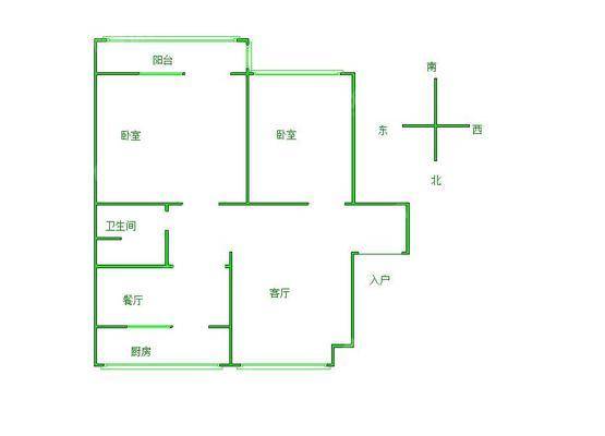 锦绣家园2室2厅1卫93㎡