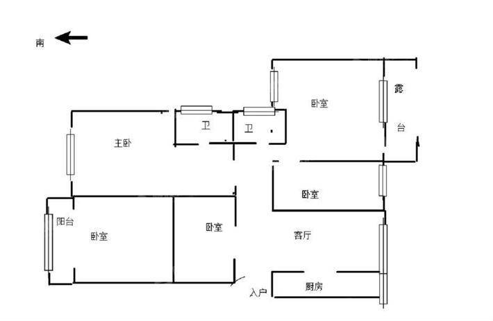 生态家园（香榭水岸）3室2厅2卫137㎡