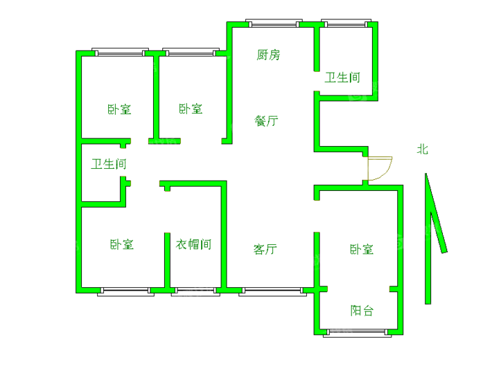 世纪金苑4室2厅2卫187㎡