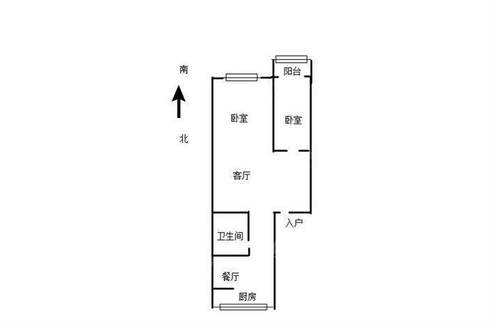 御祥园一组团2室2厅1卫77㎡