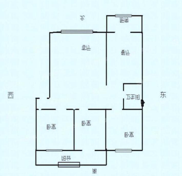 欣欣家园3室2厅1卫118㎡