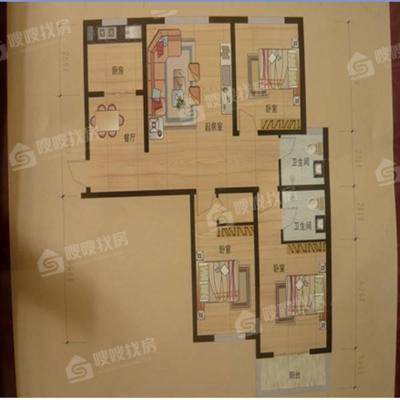 凤凰城（A区）3室2厅2卫137㎡