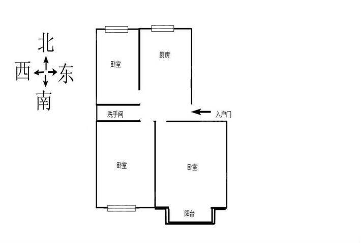 东环小区2室1厅1卫68㎡