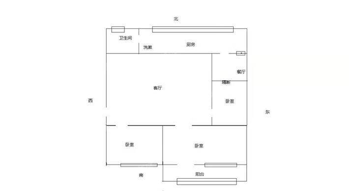 二幼家属院3室1厅1卫96㎡