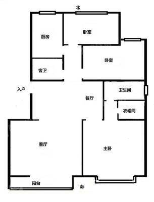 万和城国际广场B区13室2厅2卫119㎡