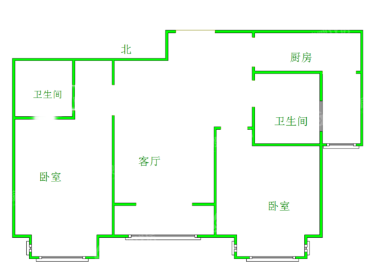 果品宿舍3室1厅1卫85㎡