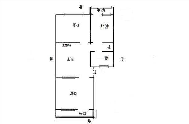 电厂宿舍2室1厅1卫69㎡