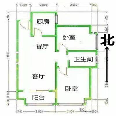 同祥城（A、B区）2室2厅1卫94㎡