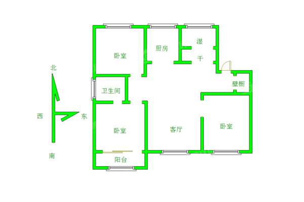 警苑小区3室2厅2卫146㎡