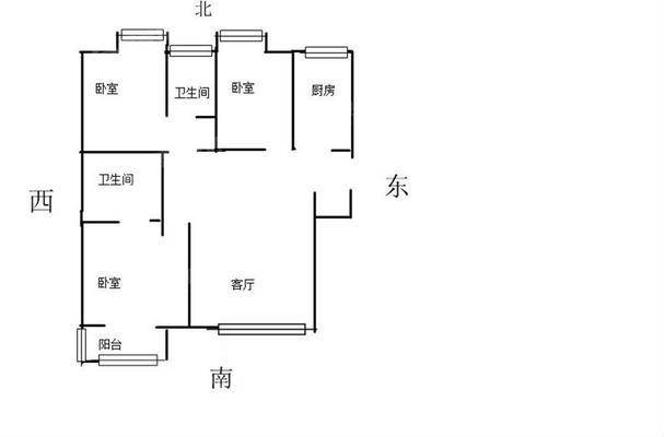 阿尔卡迪亚锦绣天地B区3室2厅2卫94㎡