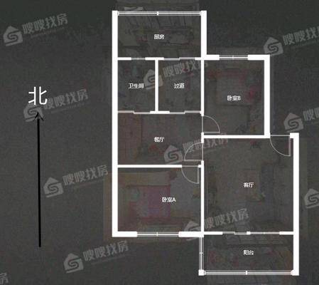 炼油厂第二生活区2室2厅1卫93㎡