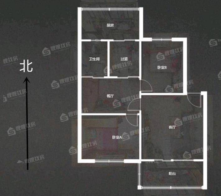 炼油厂第二生活区2室2厅1卫93㎡