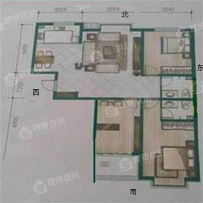 颐和文园西院3室2厅2卫138㎡