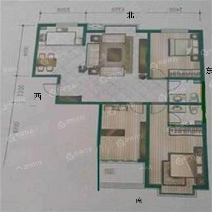 颐和文园西院3室2厅2卫138㎡