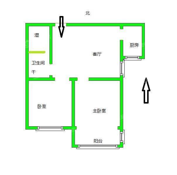 御宇国际二期雅瑞苑2室2厅1卫88㎡