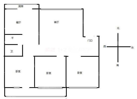 广信小区3室2厅2卫136㎡