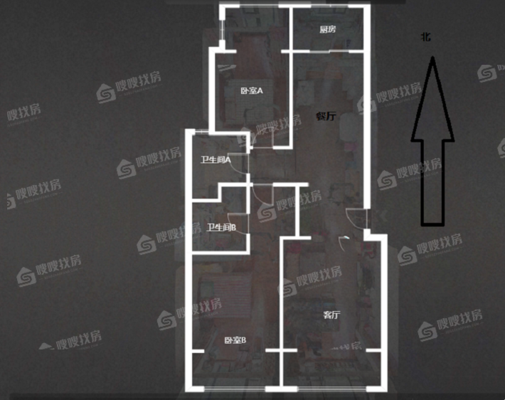 融创中心8号臻澜园2室2厅1卫138㎡