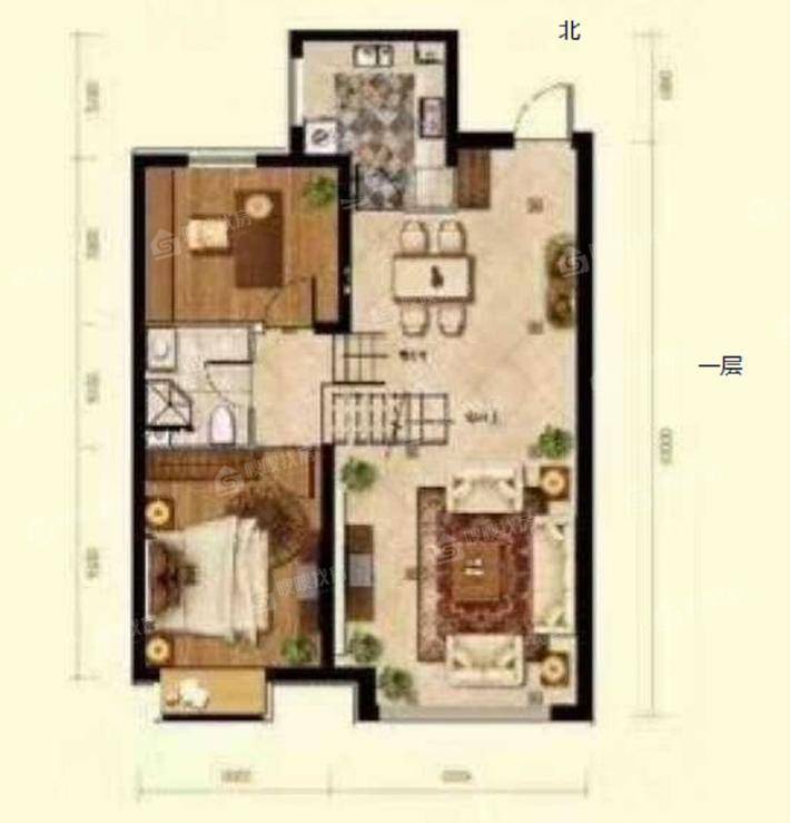 皇家壹里（C区）4室2厅1卫153㎡