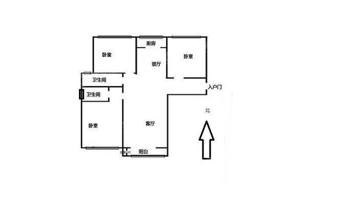 林荫大院3室2厅1卫135㎡