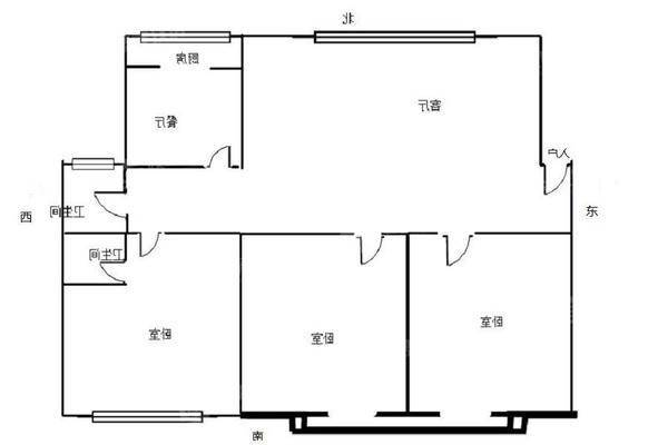 恒泰花园A区3室2厅1卫130㎡