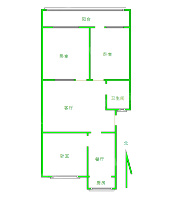 小王庄信用社宿舍（代家园西路）3室2厅1卫92㎡