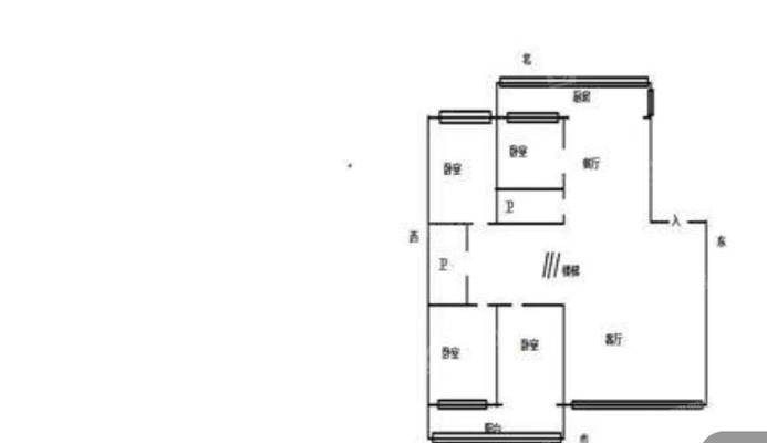 沧南小区（沧南监狱宿舍）4室2厅1卫168㎡
