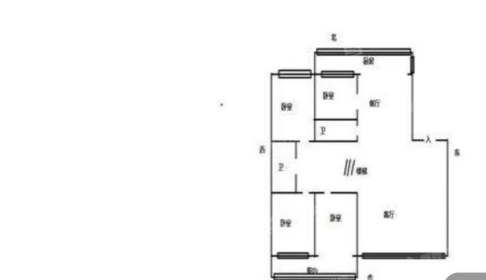 沧南小区（沧南监狱宿舍）4室2厅1卫168㎡