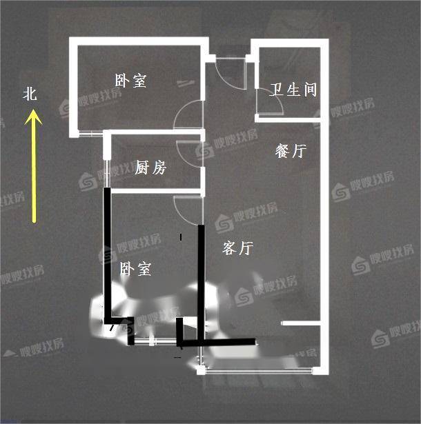 锦融尚御2室2厅1卫87㎡