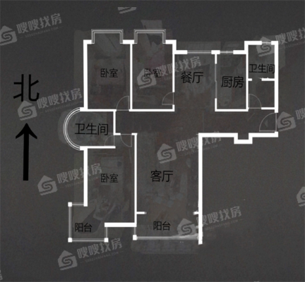 卓达星辰1号3室2厅2卫150㎡