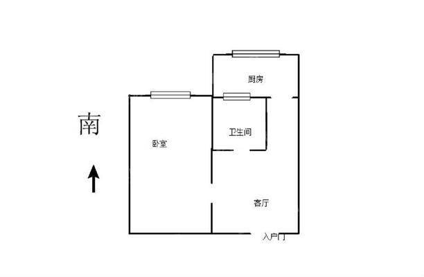 承钢小区北一区1室1厅1卫41㎡