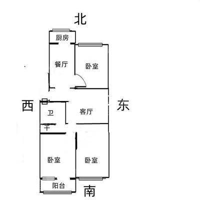 东环小区3室2厅1卫93㎡