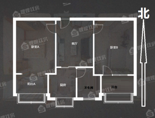 广安小区（康华园）2室1厅1卫78㎡