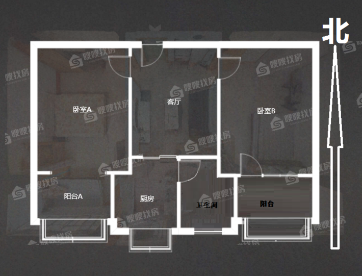 广安小区（康华园）2室1厅1卫78㎡