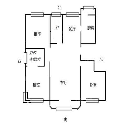 泰和世家（南区）3室2厅2卫138㎡