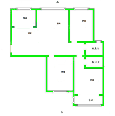 凤凰城（B区）3室2厅2卫130㎡