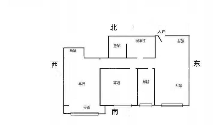 一城枫景2室2厅1卫89㎡