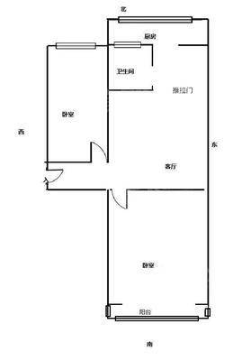 石化新村沧炼2室1厅1卫63㎡