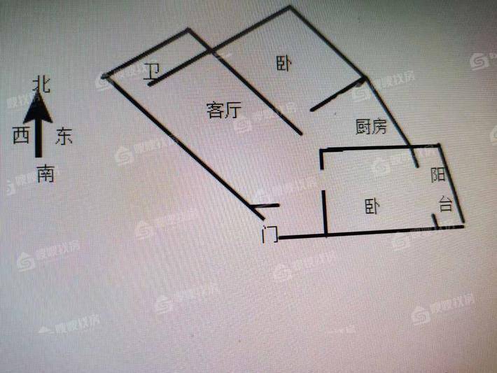 峰尚国际（福地阳光）2室2厅1卫78㎡