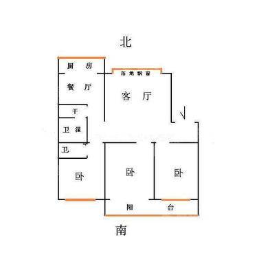 欣欣家园3室2厅2卫129㎡