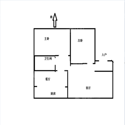 山水文苑一期2室2厅1卫91㎡