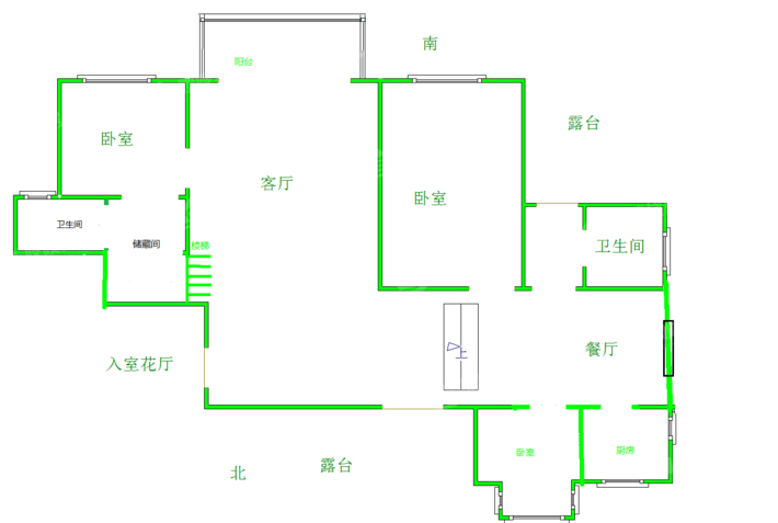 天成首府5室3厅3卫255㎡