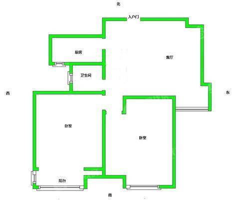 阿尔卡迪亚锦绣天地B区2室1厅1卫71㎡