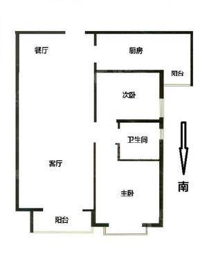 锦绣城（四区）2室2厅1卫90㎡