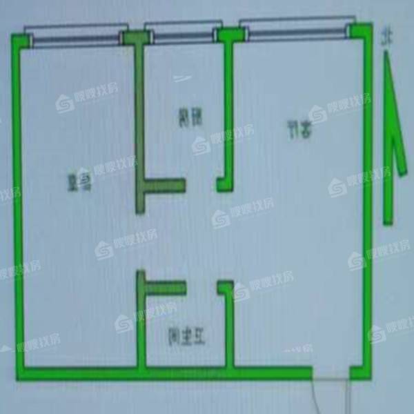 颐和文园东院1室1厅1卫52㎡