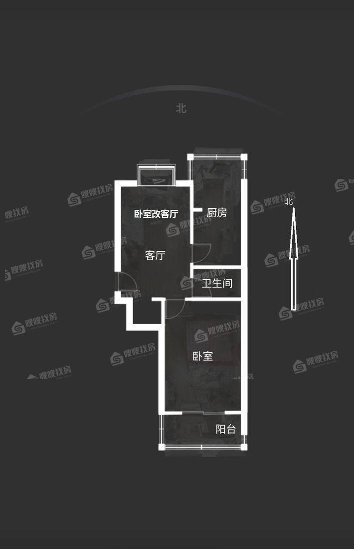 核四院宿舍2室1厅1卫53㎡