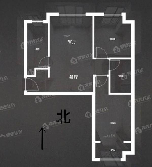 想象国际南区2室2厅1卫89㎡