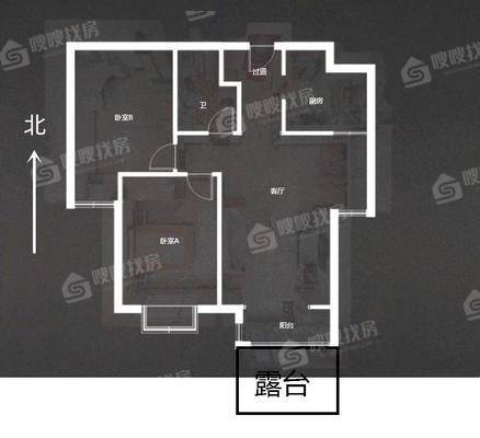 紫晶悦城（2号地）2室2厅1卫93㎡