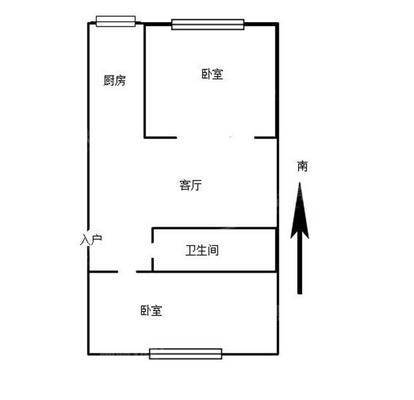 温家沟小区2室1厅1卫64㎡