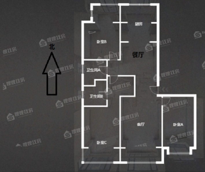 融创中心8号臻澜园3室2厅2卫178㎡